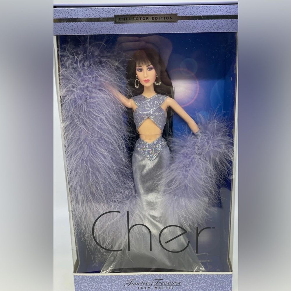 Timeless Treasures Cher Doll and album from 2008 Caesar's Palace performance!